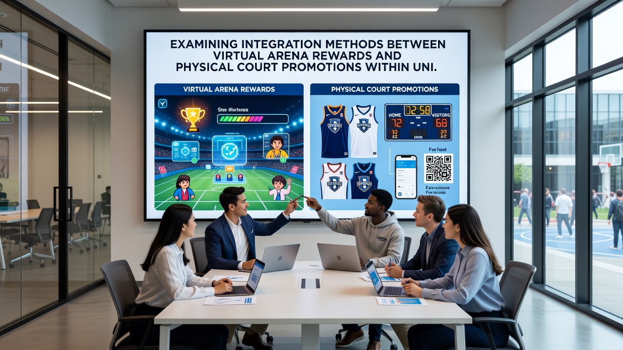 Dashboard view of reward pathways connecting esports arenas to live sports courts in a mobile application