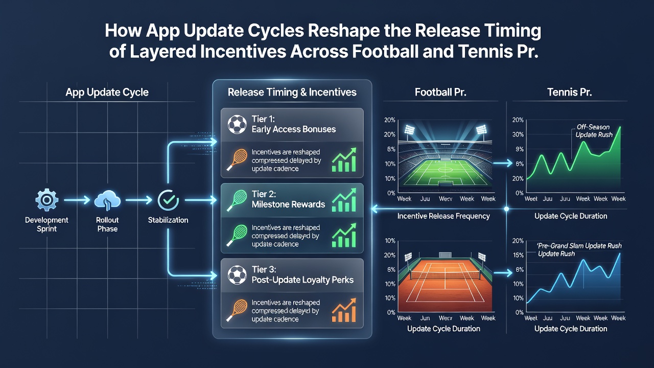 Chart showing incentive release timing adjustments during tennis tournament periods