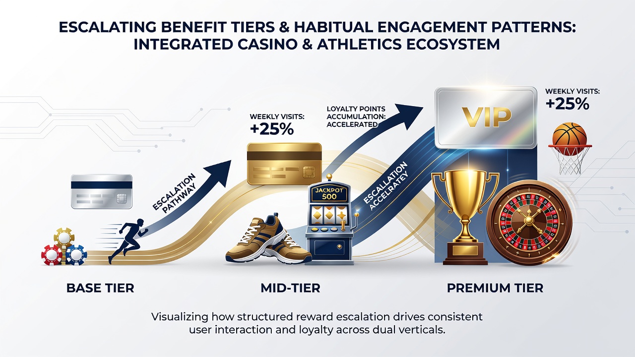 User engagement heatmap illustrating activity spikes across casino and sports sections during tier progression in August 2026