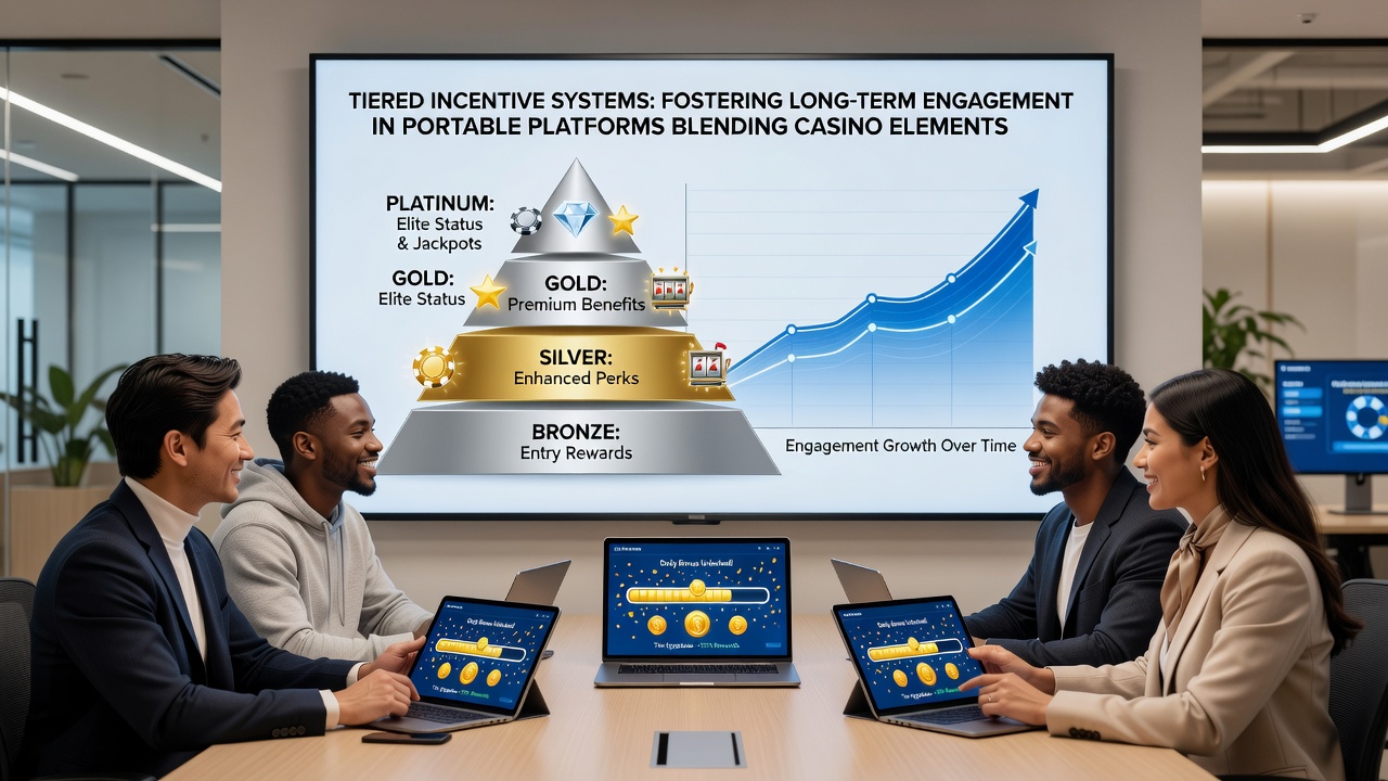 User dashboard illustrating cumulative rewards and tier benefits across casino and prediction sections