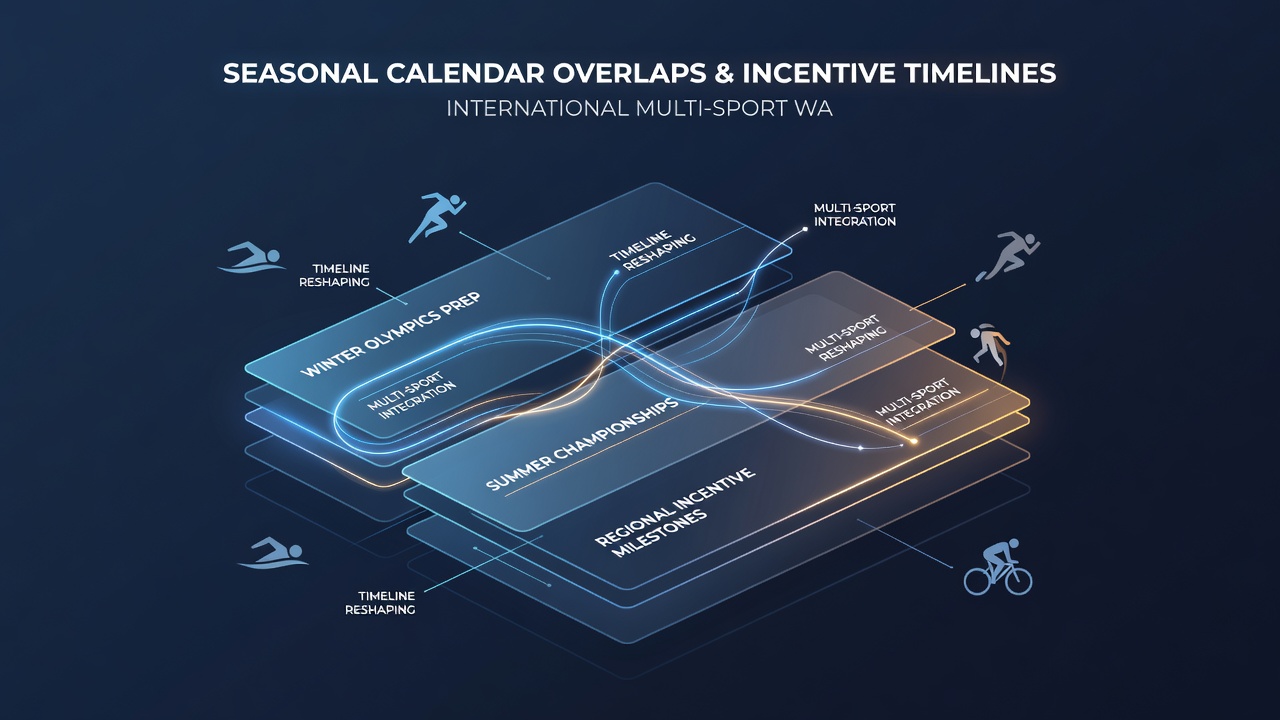 Layered bonus timelines visualized across overlapping international sports events and wagering platforms