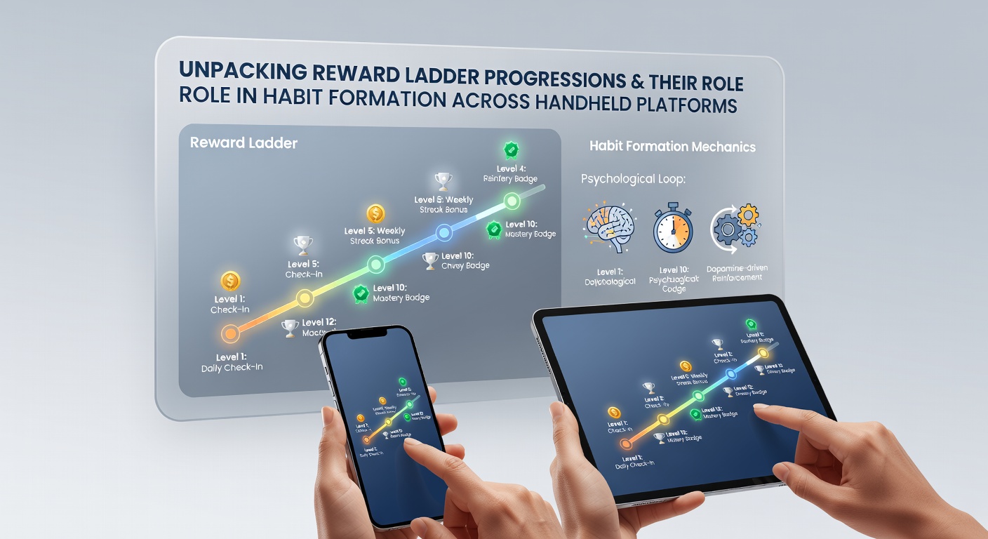 User progression screen displaying completed rungs in a reward ladder for various sports predictions on a smartphone